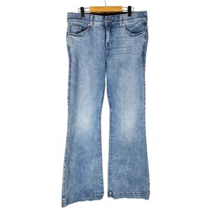 Torrid Bombshell Flare Jeans Light Wash Whisker Stretch 16T